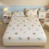 Pure Cotton Bedsheet Cartoon Style Fitted Sheet Queen/King Size Bed Cover Adults Kids Bed Linen Sabanas (Pillowcase Need Order)