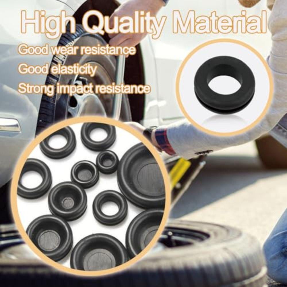 Black & White Flat Washers Flat Ring Gaskets Assortment Kit Rubber Gaskets Plumbing Pipe Repair