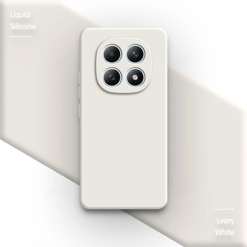 Модный Чехол из Жидкого Силикона с Ощущением Кожи для Xiaomi Poco M8 Pro M7 X8 Pro Max X7 X6 F8 Ultra F7 Note 15 Pro Plus 4/5G