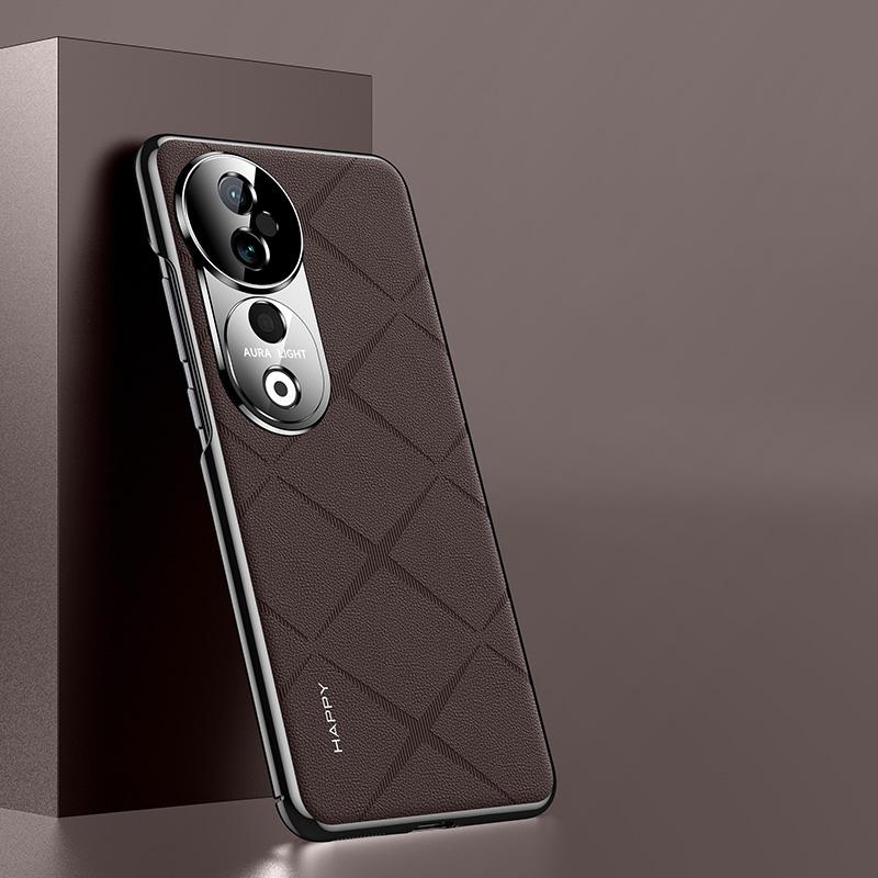 KEYSION Чехол из искусственной кожи с сетчатым узором для VIVO V40 5G V40 Pro, защитный чехол для объектива камеры ПК для VIVO V40 Pro 5G