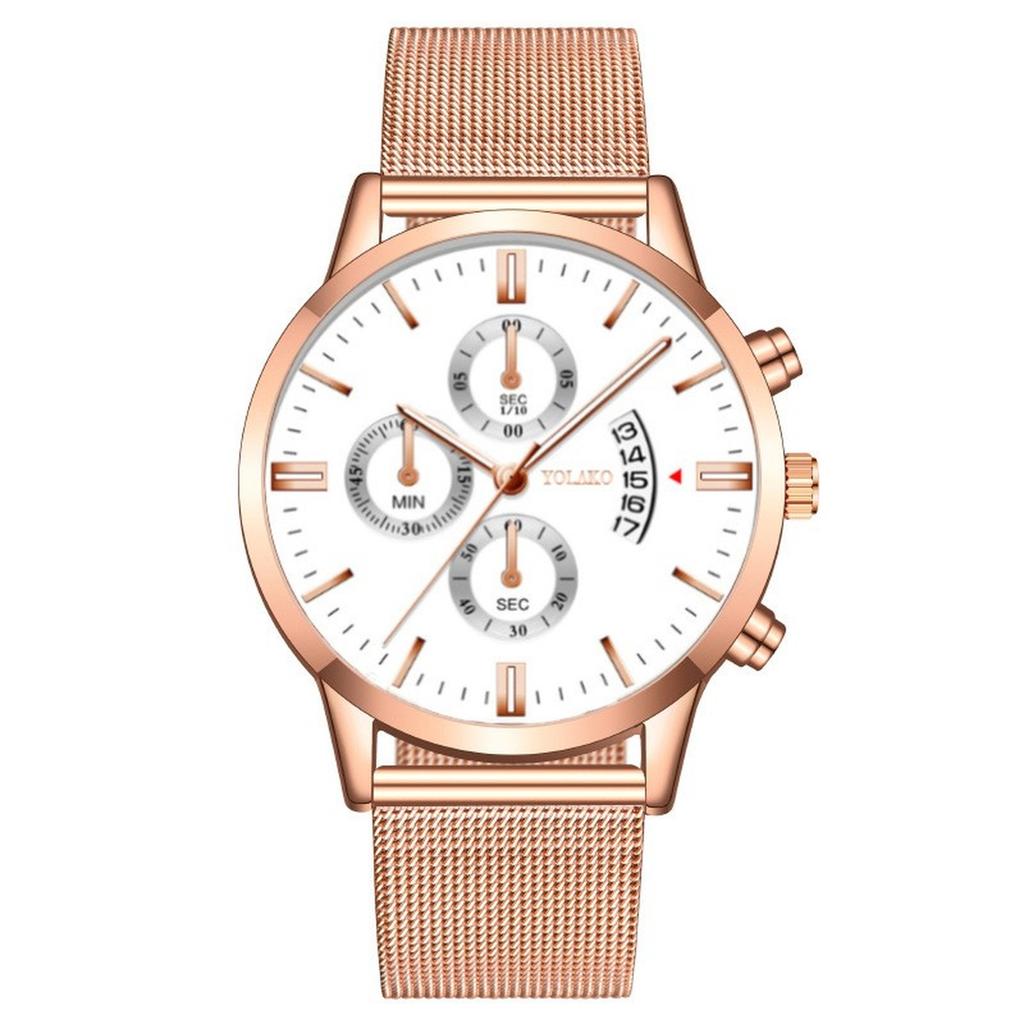 Mens Leather Business Fashion Watch Strap Watch For Gift Giving