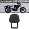 Luocute Motorcycle Rear Passenger Enhanced Comfort with Stylish Look and High Stability Backrest Pad Cushion Compatible with Kawasaki Eliminator 500