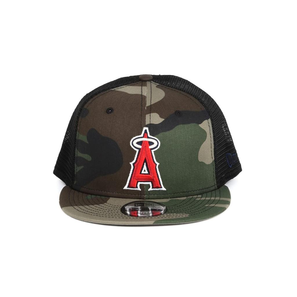NEW ERA MLB Mesh Cap Snapback 9FIFTY Camouflage Anaheim Angels Free Size