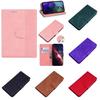 Galaxy For A06 Solid Color Skin Leather Phone Case Women Men Magnetic