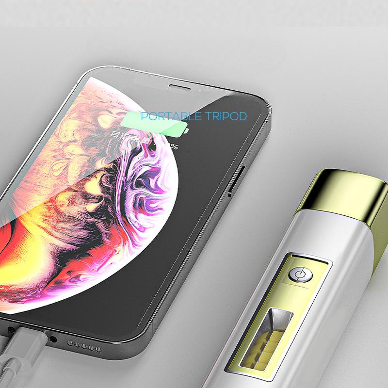 Мини-сильный фонарик, прожектор, боковые фонари, портативный, маленький, для походов, для ежедневной переноски, фонарик с аккумулятором