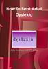 The How To Beat Adult Dyslexia Book