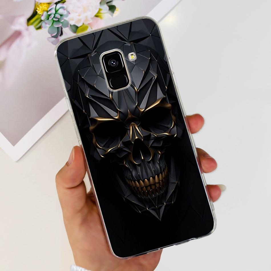 Для Samsung Galaxy A8 (2018) / A8+ (2018) Мягкий силиконовый TPU чехол SM-A730F A530F для Samsung A 8 A8 Plus, милые чехлы с мультяшными пандами