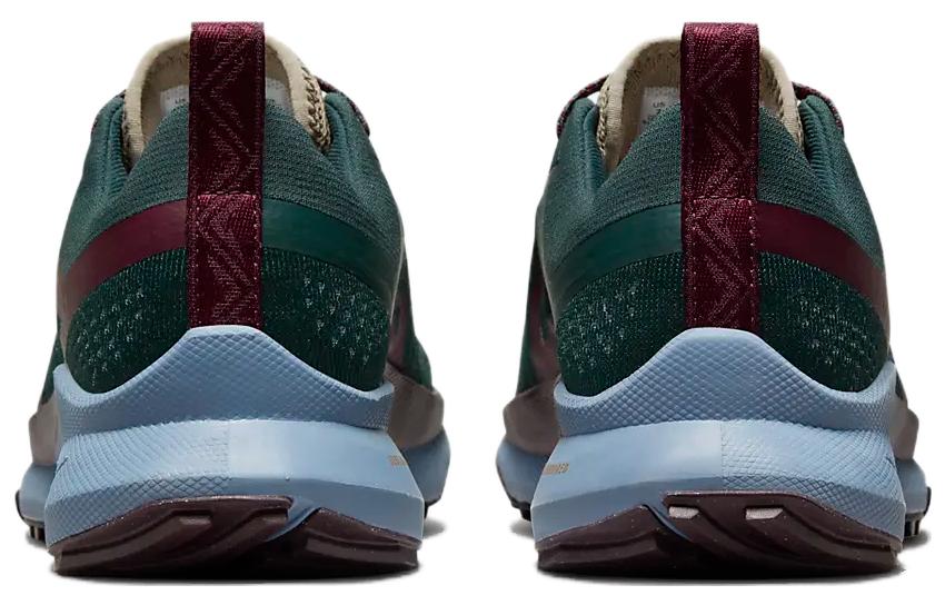 Nike React Pegasus Trail 4 Глубокие джунгли Хаки Пепельно-серый Ночной бордовый Женские DJ6159-301