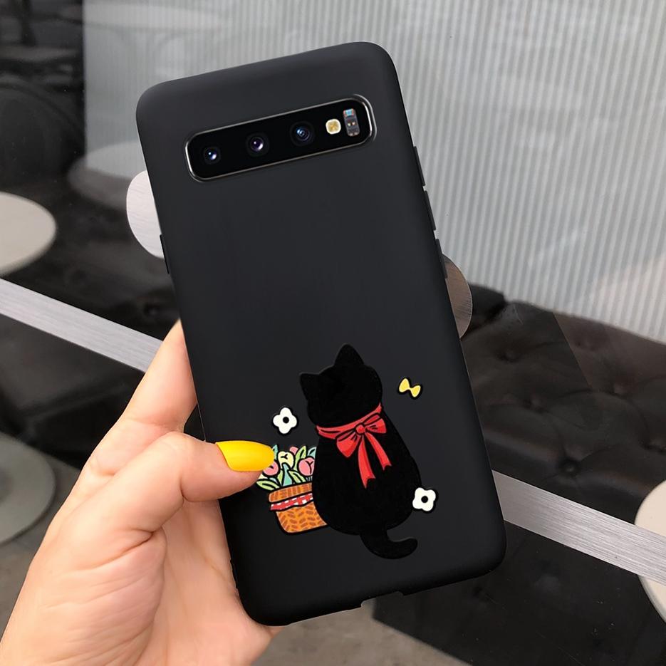 Чехол для Samsung Galaxy S10 Plus S10e S10+ Мягкий Силиконовый Задний Чехол Чехол для Телефона Для Samsung S10 Plus S 10 e S10+ Fundas Capa Сумки
