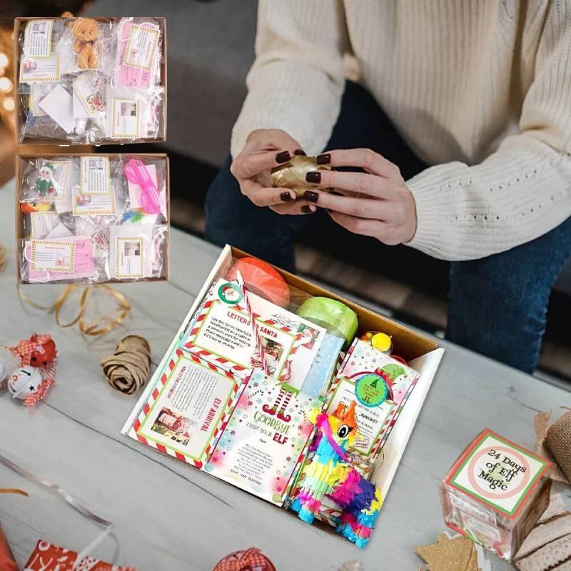 Delightful 2024elf Kit Featuring 24 Days Of Christmas Adorable Diy Decoration Pieces