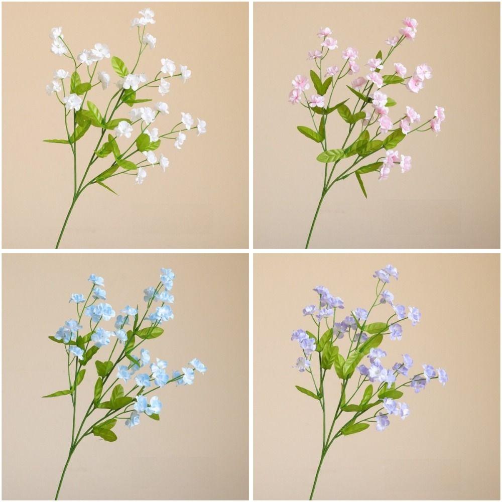 Длинная ветка Искусственные цветы 47см Цветочная композиция Реалистичные букеты Домашний