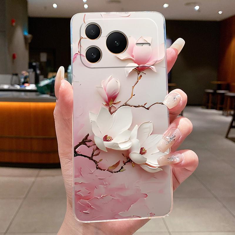 For Honor Power 2 Case Clear Cover Luxury Fashion Butterfly Flower Soft TPU Silicone Casing for Honor Power2 SER-AN00 Phone Case