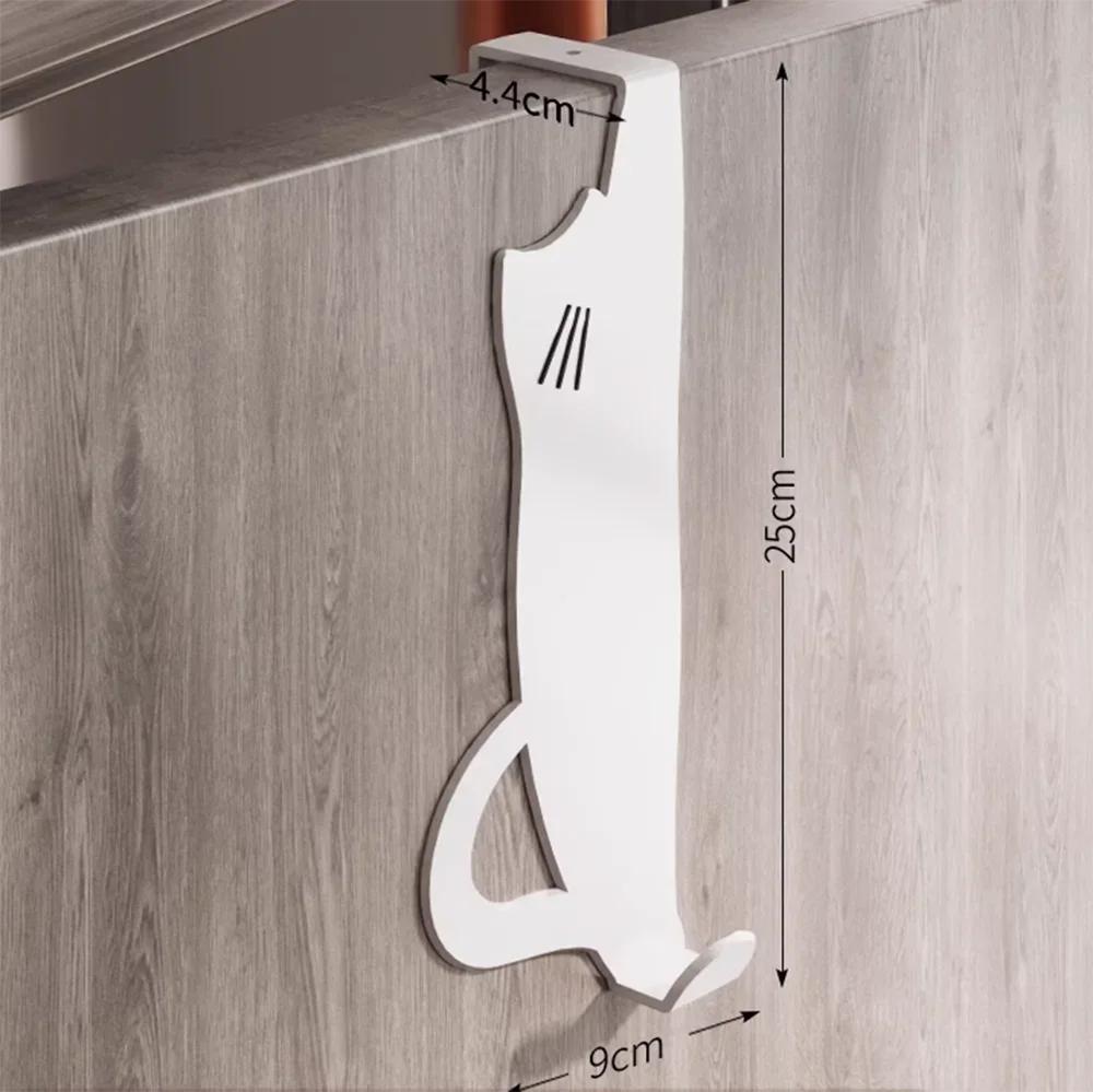 Отдельные небольшие вешалки для дверей Крючки для дверей без отверстий Стеллажи для хранения Дверцы кухонных шкафов Головные уборы Настенные вешалки для пальто