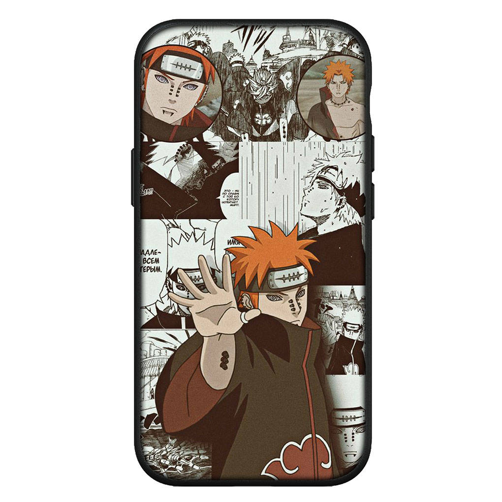 Чехол для iPhone 16 15 Xiaomi Redmi Note 14 13 12 11 Pro Max X 8 9 16e Samsung Galaxy S25 S24 S23 Moto G54 OPPO Huawei Аниме Пейн Акацуки Чехол для телефона