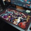 Игровой коврик для мыши Аниме Overlord, большой, с противоскользящей основой, для ноутбука, планшета, XXL, мини-ПК, с заблокированным краем