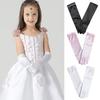 Wear Children's Wedding Dress Full Finger Mittens Wedding Gloves Princess Gloves Stage Gloves