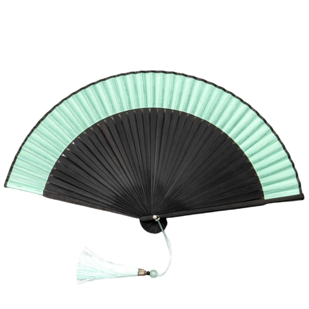 Cotton Linen Cloth Folding Hand Fan Japanese Style Handheld Fan New Chinese Style Fan  Gift Giving