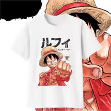 Anime One Piece Monkey D. Luffy Printed T-shirt Men's and Women's T-shirt Men's Top Sports T-shirt 2026 Summer New Tee 1