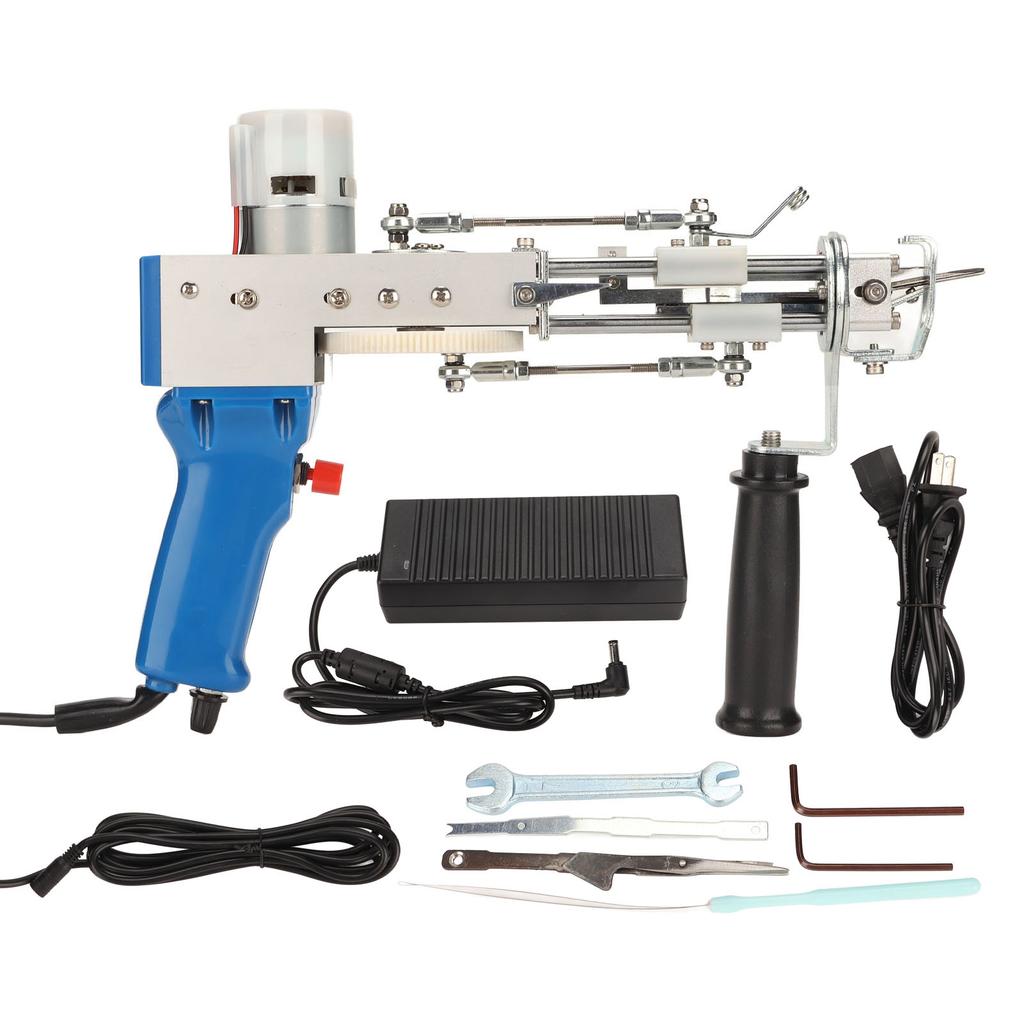 Cut Pile Rug Tufting Machine 2 In 1 DIY Electric Carpet Weaving Flocking Machine for Carpet Weaving