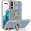 Case - PROSHOP -for Samsung Galaxy S20 FE - Shockproof TPU - Rotating Ring - Blue
