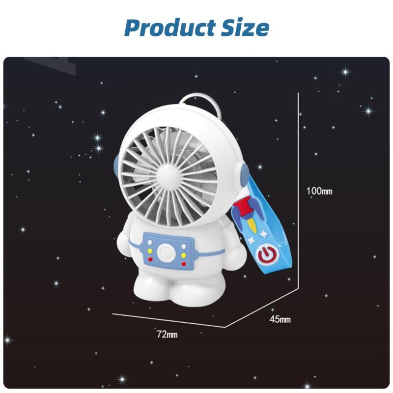 HdoorLink Новый астронавт мини USB зарядка небольшой вентилятор космонавт портативный ручной вентилятор дорожный вентилятор