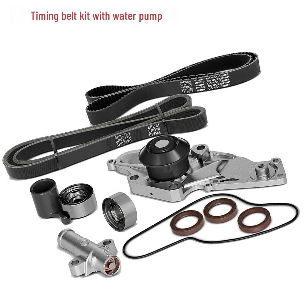 Honda Timing Belt Tensioner & Water Pump Kit 14510RCAA01 K0277197 TKH002