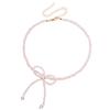 Jewelry Temperament Beaded Black Crystal Bow Necklace Choker Simple Handmade Necklace