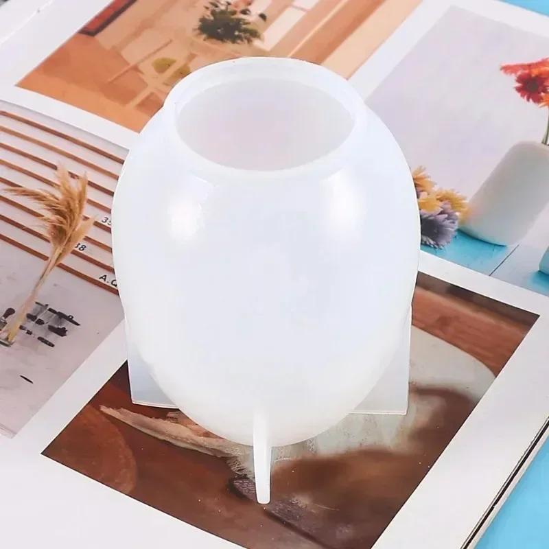 Креативная ручная форма 3D форма яйца силиконовая форма для свечи DIY форма для шоколадного торта Инструменты для выпечки Easter Egg Форма для свечи из смолы