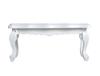 starPG Miniature Dollhouse Low Table White Scale Wooden Furniture 1/12