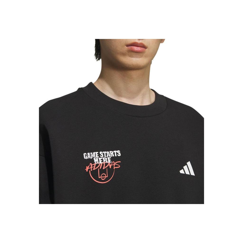 adidas Gsh Crew Спортивный повседневный пуловер с круглым вырезом Мужская толстовка KC2787