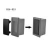 6Pcs Rocker Switches Panel Cover ABS Rectangular Rocker Switches Blank Snap in Hole for Standard Switches Panel Hole