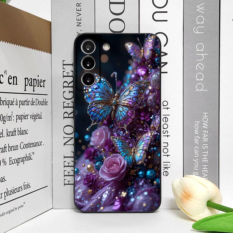 Роскошный Чехол для Телефона с Рисунком Бабочки и Цветы для OnePlus 12 13R 11 10 9 8 Pro Nord 4 N100 CE3 ACE2 ACE3 5G Мягкий Силиконовый Чехол