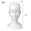 Head Model Hairpieces Stand Holder Foam Wig Head Head Model Styrofoam Mannequin Head Foam Mannequin
