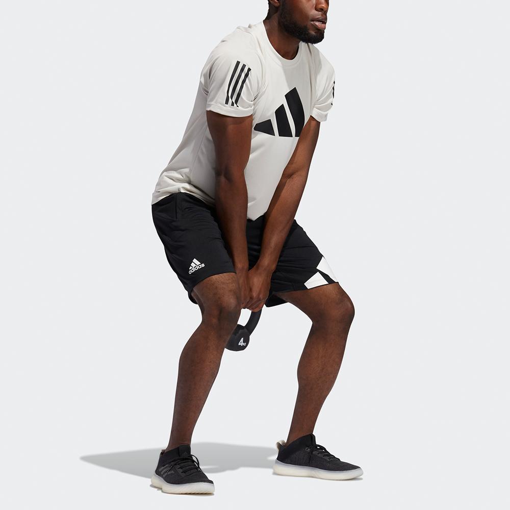 adidas Тренировочные шорты с логотипом 4K 3 Bar, мужские брюки, черные GL8943