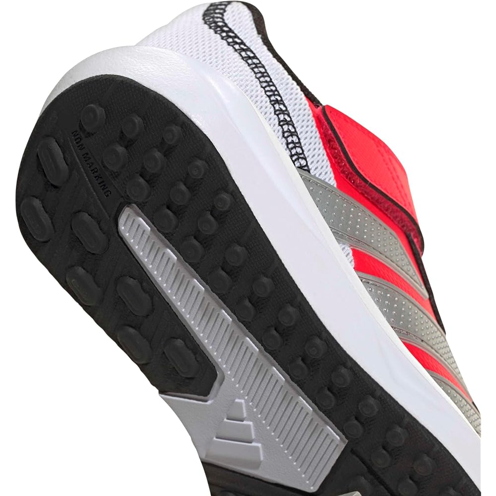 Adidas Faito EL Kids Sneakers Lucid Red/Silver Metallic/Footwear White Unisex 24.0 cm