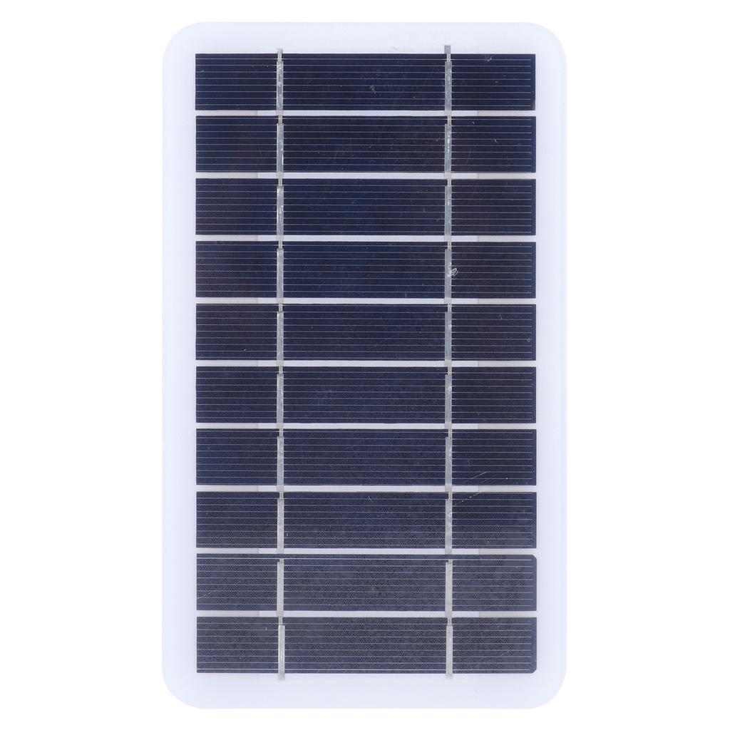 2W 5V Polycrystalline Silicon Solar Panel Outdoor Solar Battery Charger Mobile Power Supply for Charging Mobile Phone