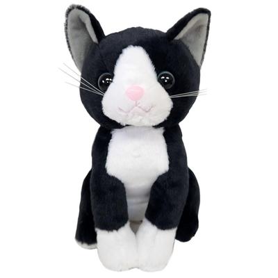 [BESTEVER] Мягкая игрушка в виде кошки, реалистичная, котенок, измененный размер рук, вышитые лапы, день рождения, подарок, презент [Premium Kitty] Hachiware, White Sox, черный