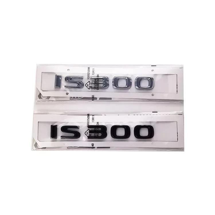 ABS Car Body Side Emblem Styling for Lexus IS200 IS350 IS250 IS300 Rear Trunk Badge Decal Decoration