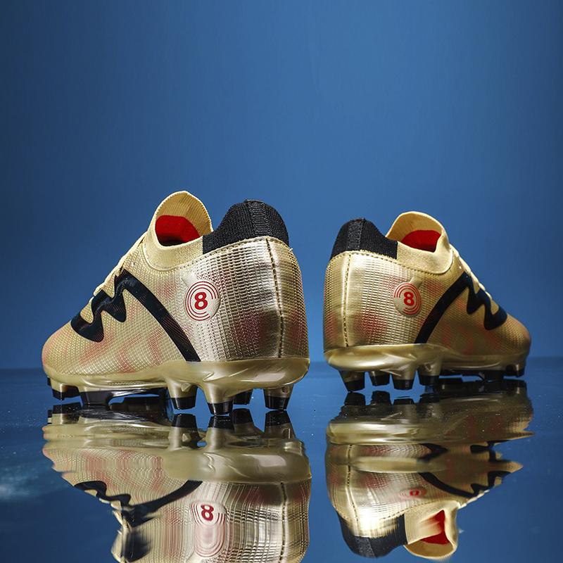 Мужские футбольные бутсы с длинными шипами и высокой лодыжкой, футбольные бутсы AG, детские уличные бутсы для травы, футбольные бутсы, тренировочные спортивные футбольные бутсы