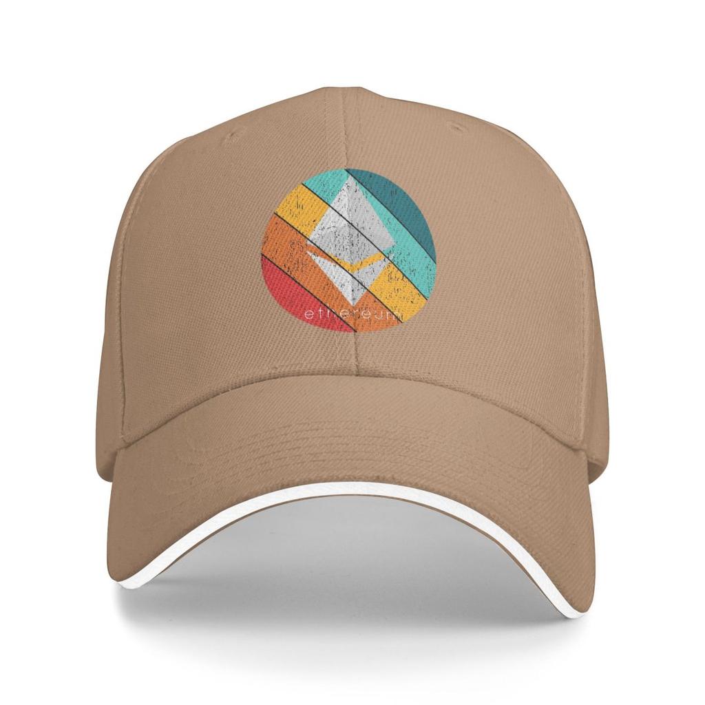 Темные Закатные Бейсболки с Логотипом Криптовалюты Ethereum Snapback Дышащие Повседневные Кепки для Мужчин и Женщин