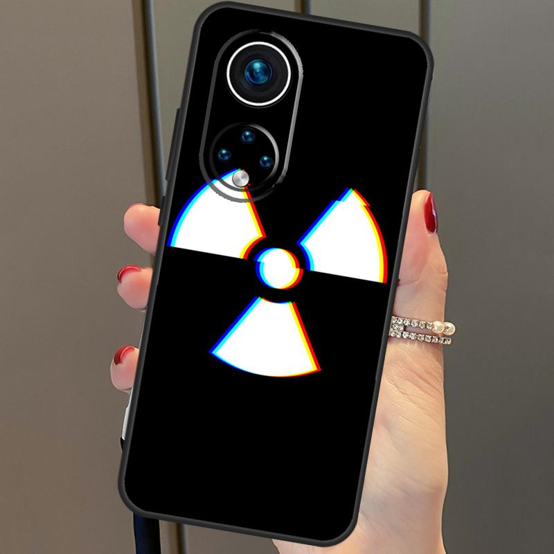 Nuclear Radiation Warning Sign Case For Honor Magic 6 Pro 5 Lite 50 70 90 X6 X7 X8 X9 Honor X6a X7a X8a X9a X8b X9b Cover