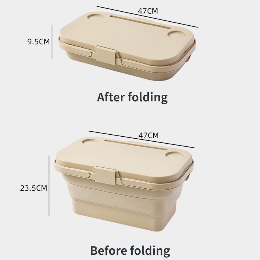 Портативная уличная корзина для хранения, многофункциональная складная корзина для пикника с фруктами, удобная и большая вместительная корзина для кемпинга с крышкой