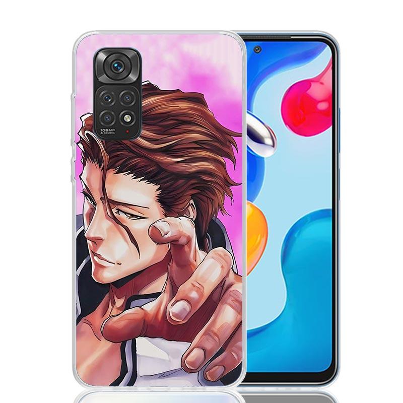Чехол для телефона Aizen Sousuke Bleach для Xiaomi Redmi Note 15 14 13 12S 12 Pro Plus 11S 11E 11 11T 10S 10 Арт Мягкий Чехол с Рисунком Redm