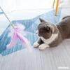 Cat Teasing Artifact Handmade Big Feather Bell Teasing Cat Rod Young Cat Pet Cat Toy Fairy Teasing Cat Stick