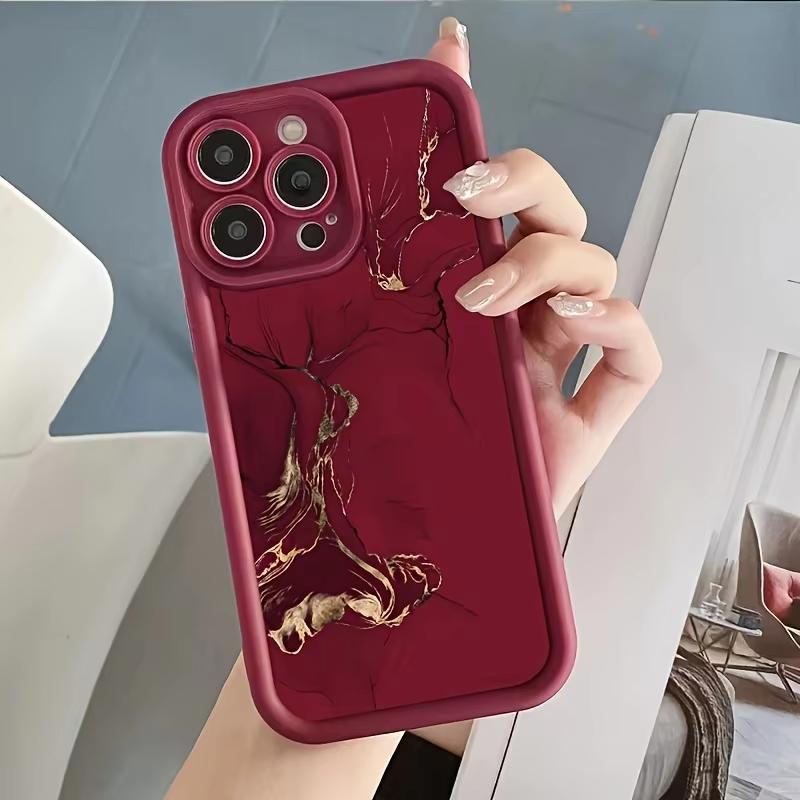 Премиальный чехол для телефона с текстурой мрамора для серий iPhone 17 16 15 14 13 12 11 Pro Max Plus Двойная защита