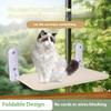 Новый гамак для кошек на присосках, складной гамак, подвесное кошачье гнездо, кошачья кровать, гамак для кошек на балконное окно, кошачий домик