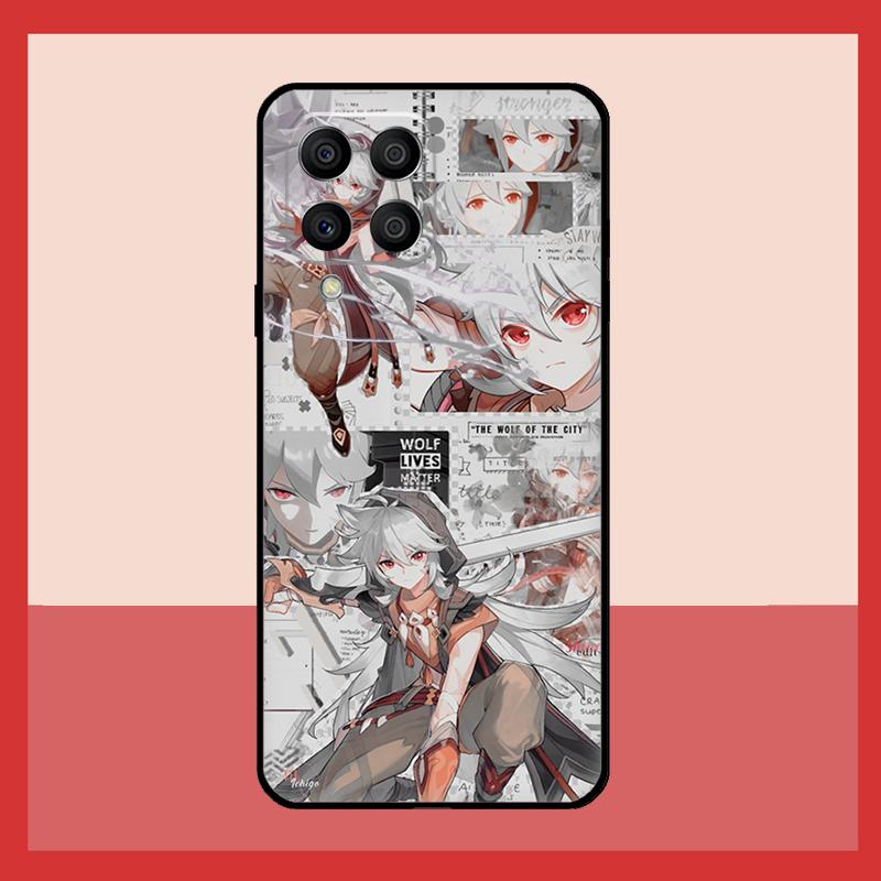 Бритва Genshin Impact фан-арт Чехол для Samsung Galaxy M11 M31 M14 M34 M54 M12 M32 M52 M15 M13 M06 M16 M36 M56 M53 M35 M55