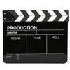 30x25CM Acrylic Clapperboard Director Professional Movie Film Action Clap Photography ToolWhite Stripe Black Board