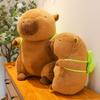 Capibara Plush Toy Turtle Backpack Capybara Doll Pillow Guinea Pig Doll Gift Ragdoll