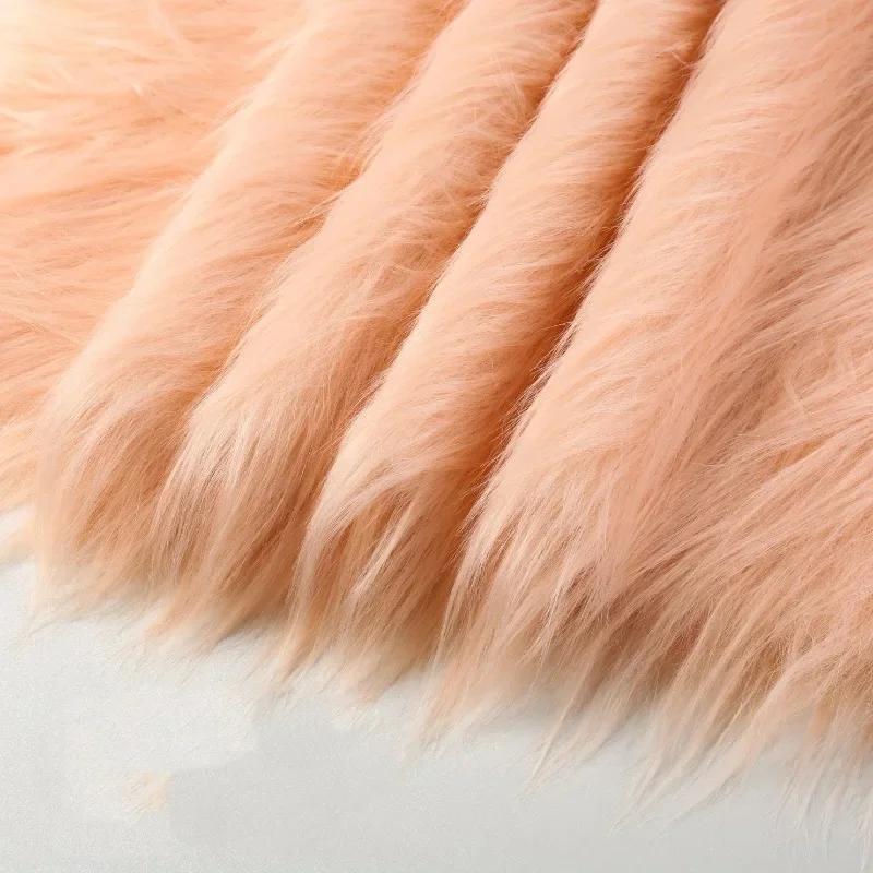12 см 100x180 см искусственный плюшевый мех ткань для реквизита для фотографий своими руками стул декоративный фон плюшевый коврик игрушка для животных кукольная ткань